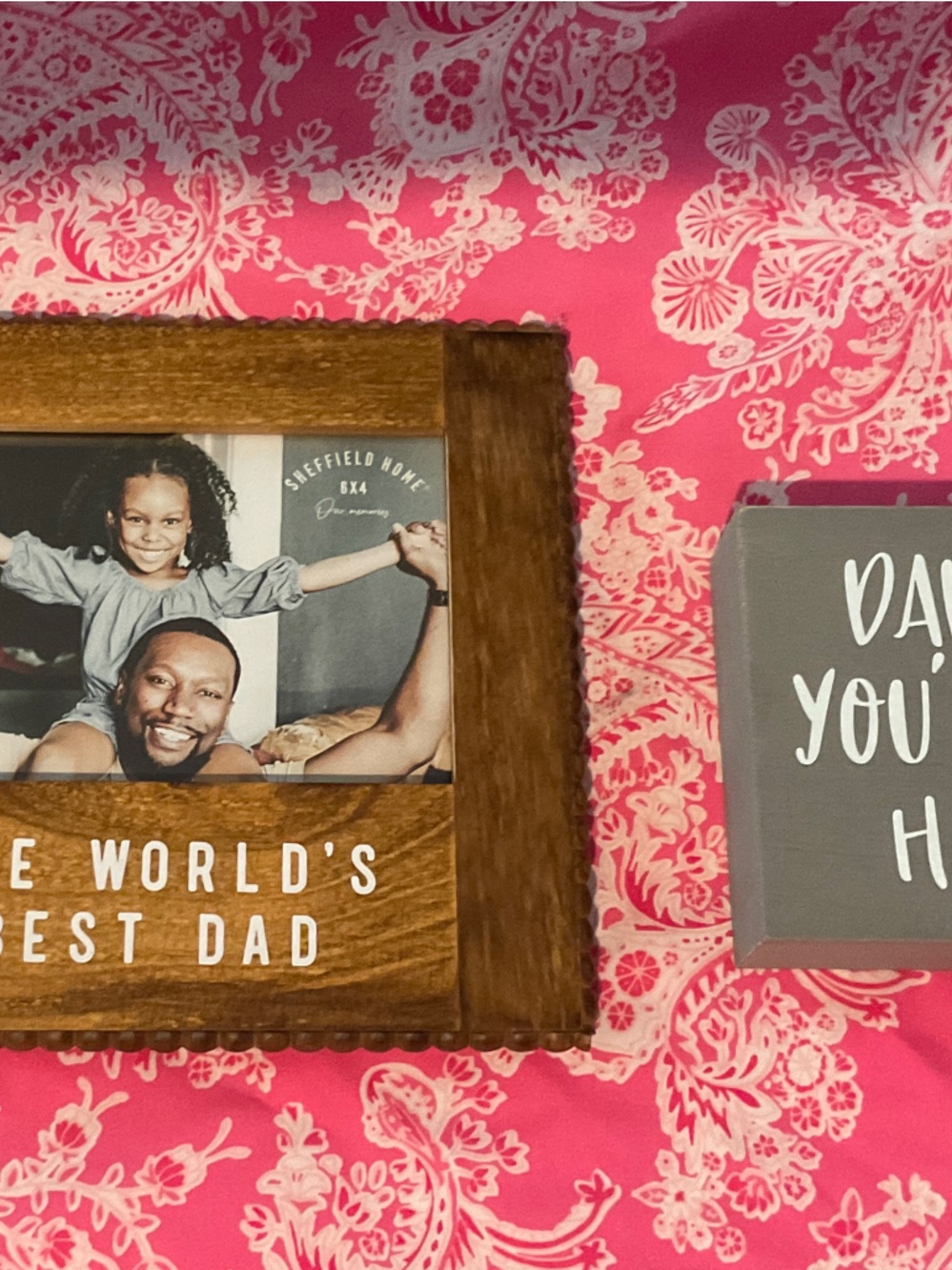 Sheffield Home Brown Wooden Picture Frame with Scalloped Edge